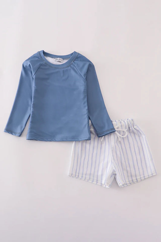 Blue Rashguard Set