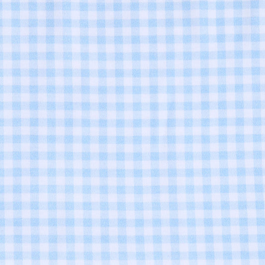 Mini Checks Collared S/S Bubble - Boy