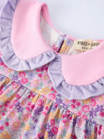 Purple Poppies Dress