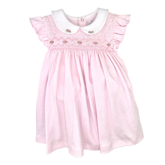 Fully Smocked Knit Dress