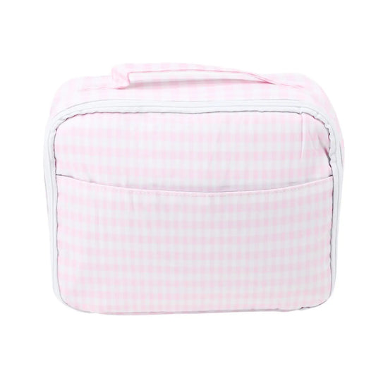 Pink Gingham Lunchbox