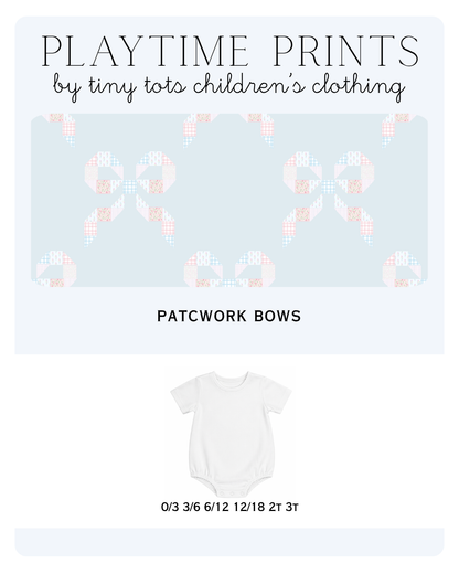 Patchwork Bows - Playtime Prints 4