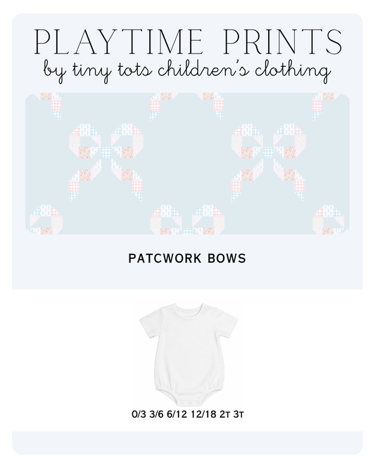 Patchwork Bows - Playtime Prints 4