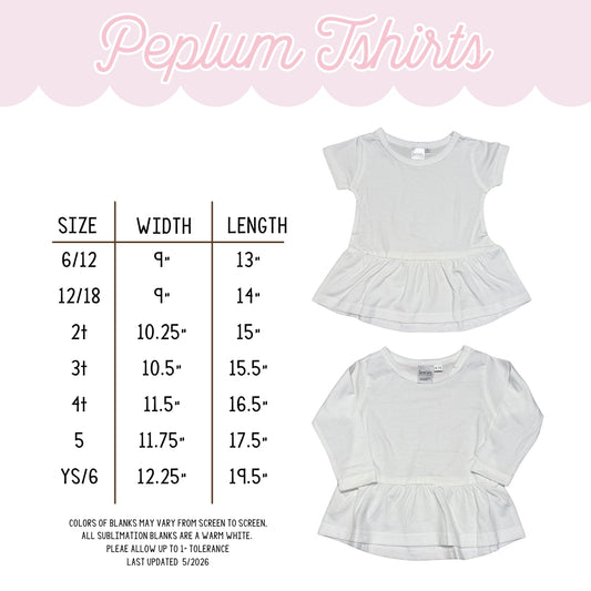 Peplum Tshirts