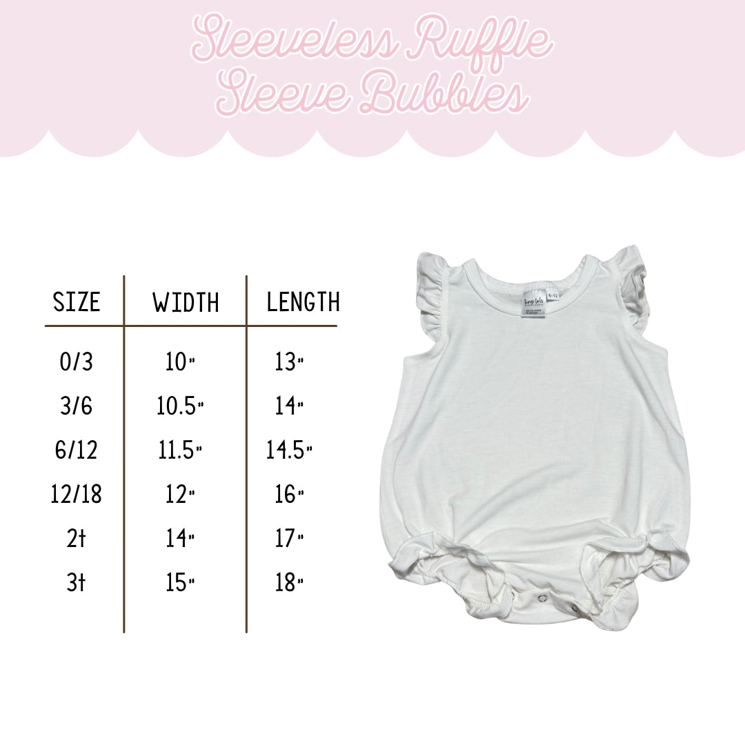 Sleeveless Ruffle Bubble