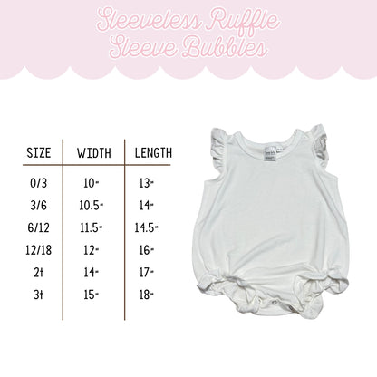 Sleeveless Ruffle Bubble