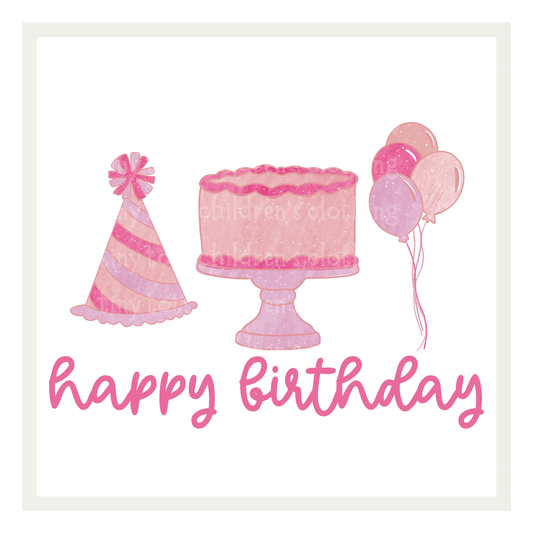 Pink Birthday Trio