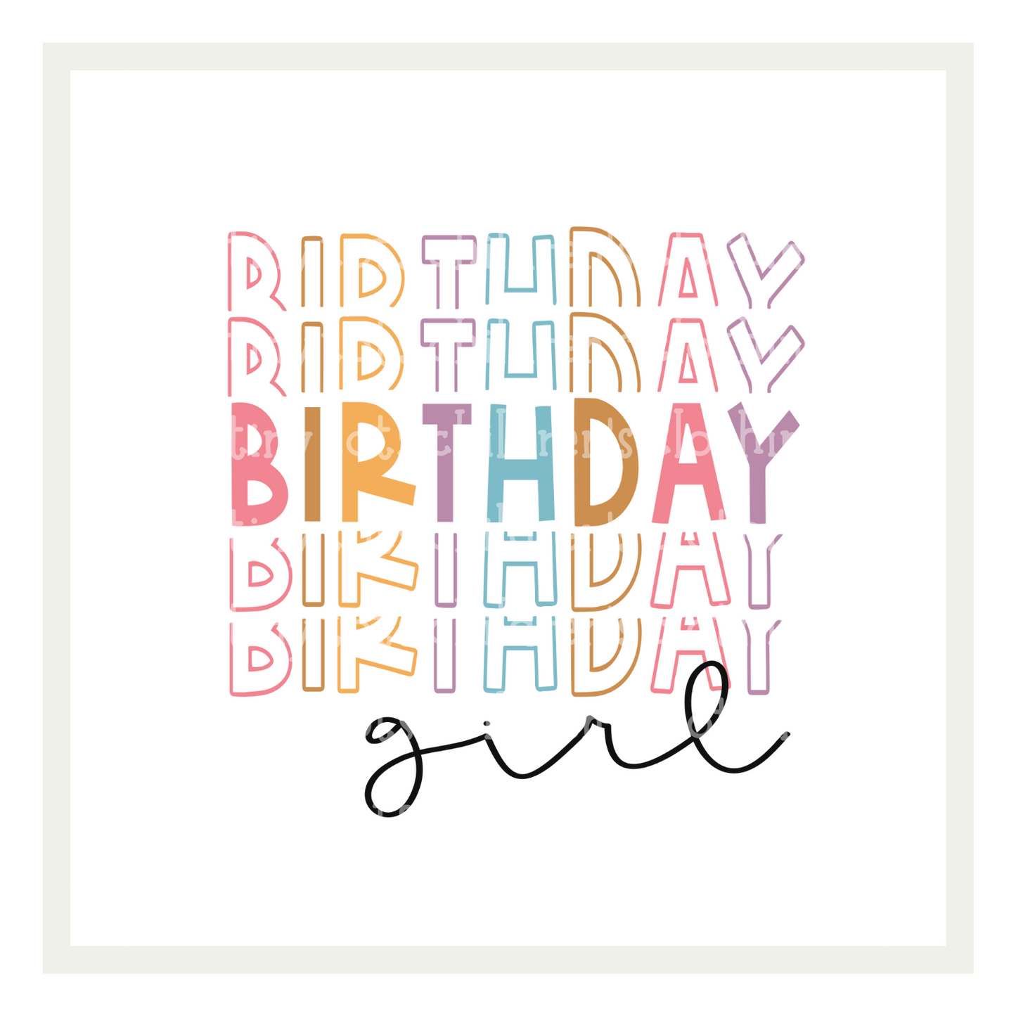 Birthday Girl